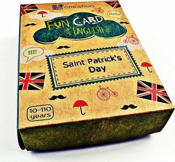 Развивающая настольная игра Creativo Fun Card English Saint Patrick's Day FUN CARD 50 шт.