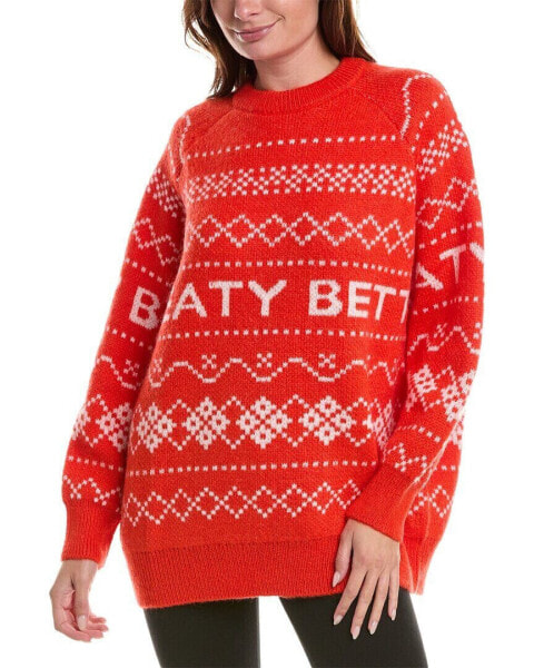 Sweaty Betty Snow Fairisle Mohair & Wool-Blend Sweater Women's