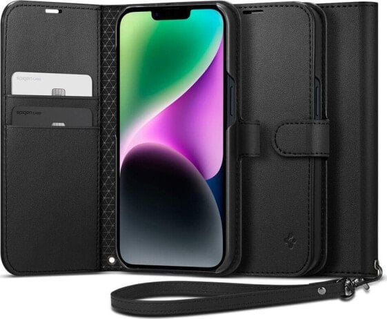 Spigen Etui Spigen Wallet S Apple iPhone 14 Black