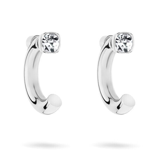 Charming steel earrings 2 in 1 TJ-0509-E-20