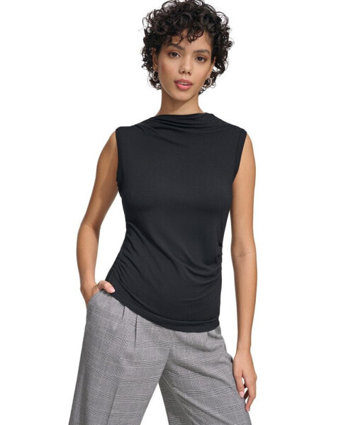 Women's Sleeveless High-Neck Top