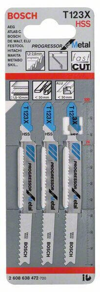 Bosch Stichsägeblatt T 123 XF Progressor for Metal