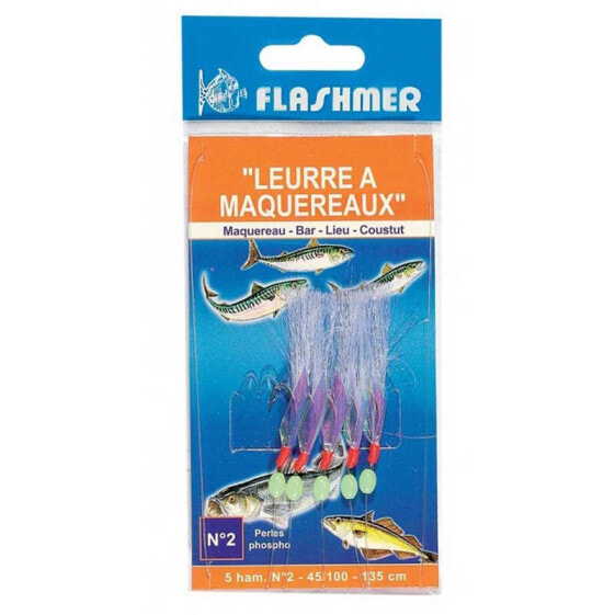 FLASHMER Maquereaux Perles Feather Rig