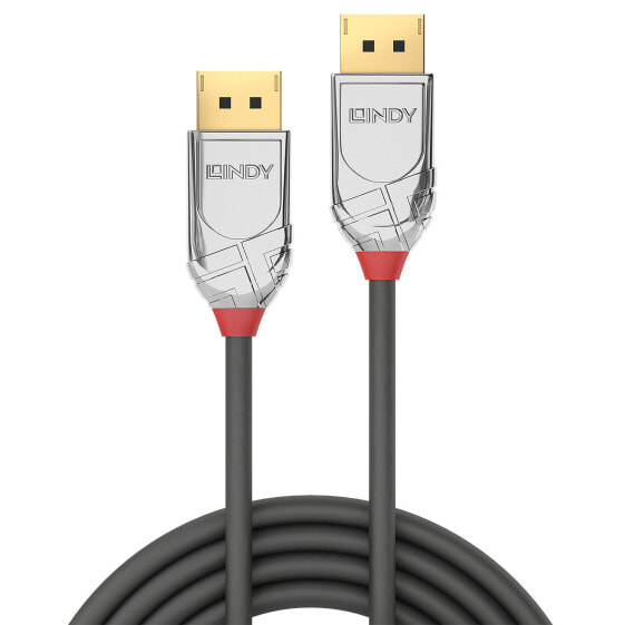 Аксессуар DisplayPort кабель 5m Lindy Cromo Line 5 м DisplayPort - DisplayPort Male - Male 4096 x 2160 пикселей