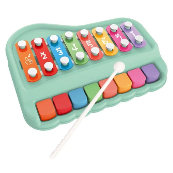 EUREKAKIDS Xylophone and piano 2 in 1