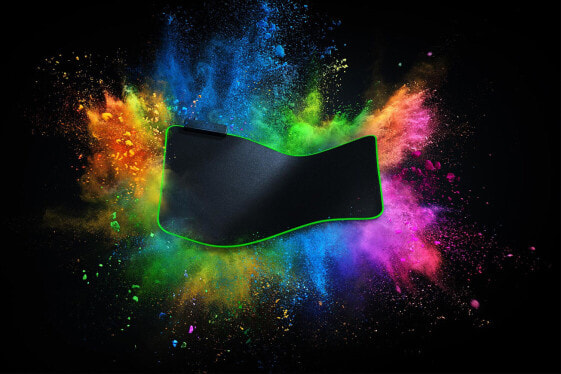 Razer Goliathus Extended Chroma - Black - Monochromatic - Rubber - USB powered - Non-slip base - Gaming mouse pad