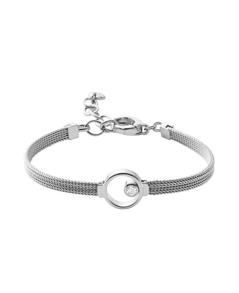 Women's Kariana Silver Crystal Circle Bracelet