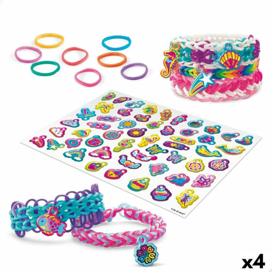 Набор для создания браслетов Cra-Z-Art Shimmer 'n Sparkle sirenas unicornios Розовый 4 штуки