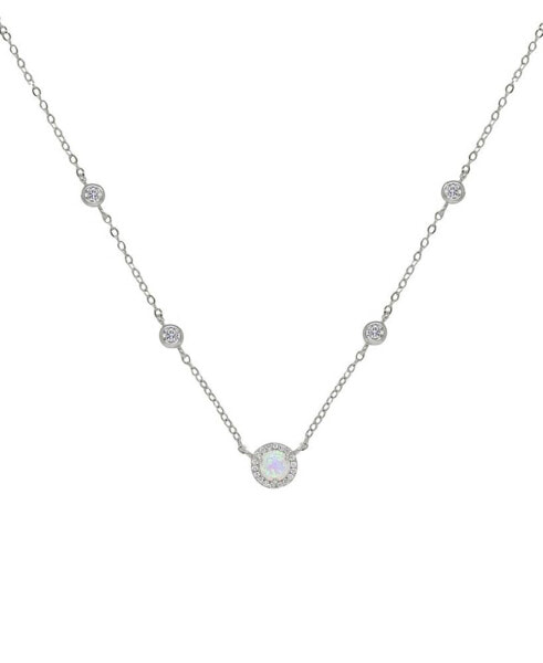ETTIKA olivia Opal And Crystal Women's Necklace