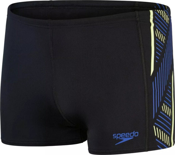 Speedo Męskie kąpielówki Speedo Tech Pnl Asht Am black/chroma blue/spritz rozmiar 32