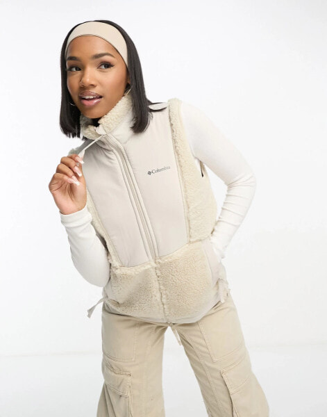 Columbia – Hakatai – Gilet in Steinbeige