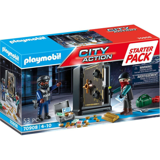 Игровой набор Playmobil Starter Pack Safe City Action Полицейский (Безопасный Город)