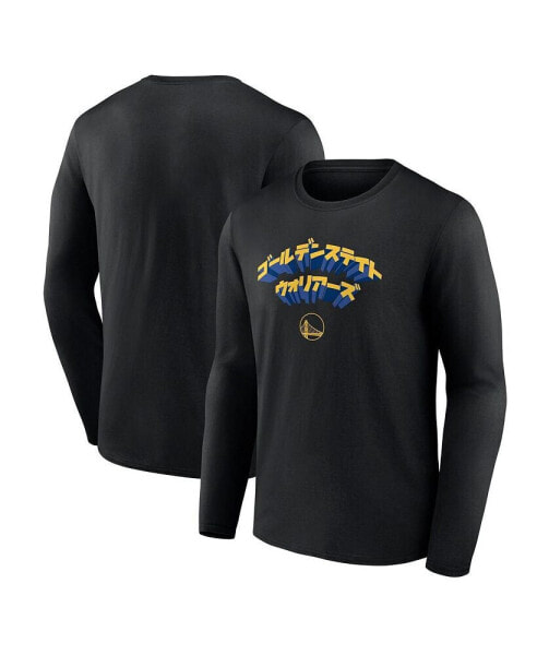 Men's Golden State Warriors Japanese Heritage Long Sleeve T-shirt