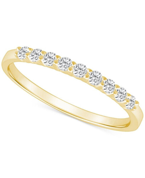 Diamond Wedding Band (1/4 ct. t.w.) in 14k Gold