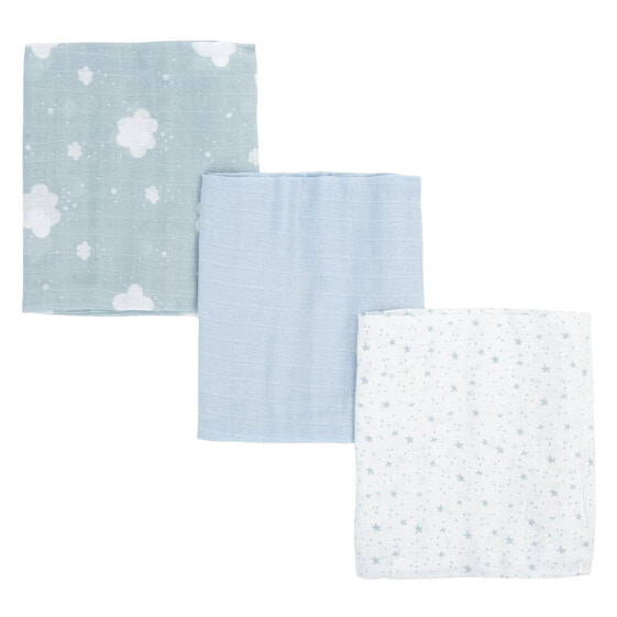 BIMBIDREAMS Stars Pack 3 80X80 cm Muslin