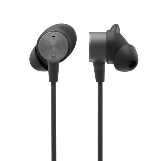 Logitech Zone Wired Earbuds UC - Wired - Office/Call center - 33 g - Headset - Graphite