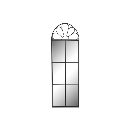 Настенное зеркало DKD Home Decor Чёрный Железо Окно 55 x 2 x 169 cm