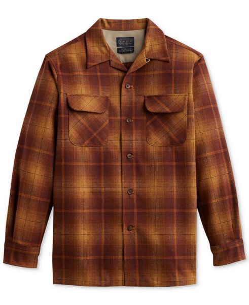 Men's Original Plaid Button-Down Wool Board Shirt