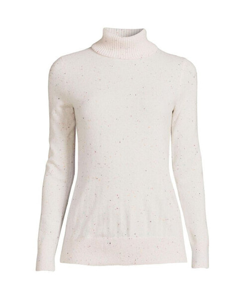 Women's Petite Cashmere Turtleneck Sweater