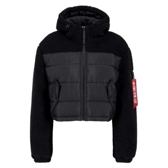 ALPHA INDUSTRIES Teddy puffer jacket