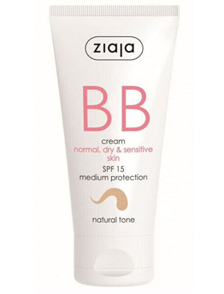 BB cream for normal, dry, sensitive skin tone natural SPF15 50 ml