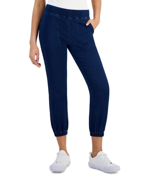 Juniors' Pull-On High-Rise Jogger Pants