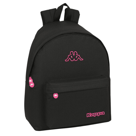 Школьный рюкзак Kappa Black and pink Чёрный (33 x 42 x 15 cm)