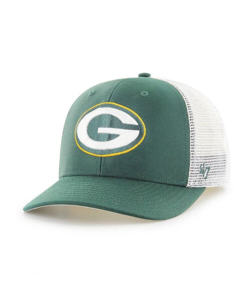 Men's Green and White Green Bay Packers Trophy Trucker Flex Hat
