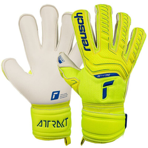 Goalkeeper gloves Reusch Attrakt Gold Evolution Cut M 52 70 139 2001