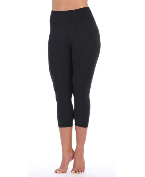 High Waist Three-Fourth Compression Leggings