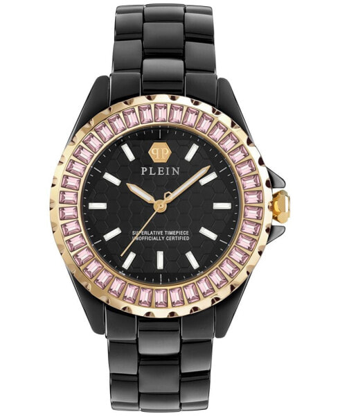 Women's Heaven Black Ceramic Bracelet Watch 38mm