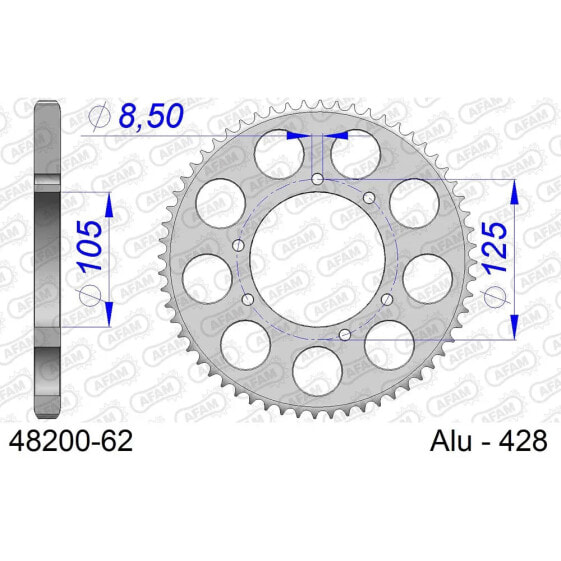 AFAM 48200 rear sprocket