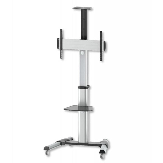 Techly Floor Support Trolley for LCD / LED / Plasma 37-70 with Shelf " ICA-TR15 - 50 kg - 177.8 cm (70") - 94 cm (37") - 600 x 400 mm - 600 x 400 mm - -12 - 5°