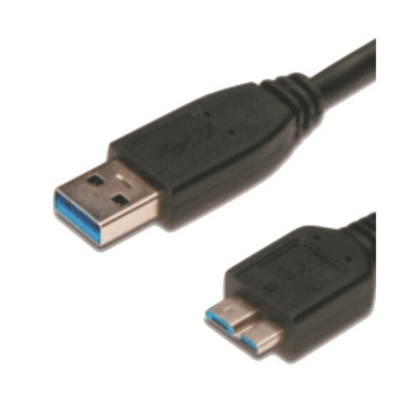 M-CAB 7001164 - 1 m - USB A - Micro-USB B - USB 3.2 Gen 1 (3.1 Gen 1) - Male/Male - Black