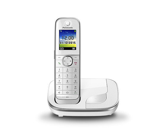 Panasonic KX-TGJ310 - DECT telephone - Speakerphone - 250 entries - Caller ID - White