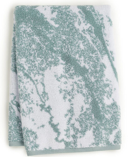 Turkish Cotton Diffused Marble 20" x 30" Hand Towel, Created for Macy's