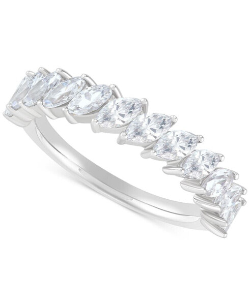 IGI Certified Lab Grown Diamond Marquise (1 ct. t.w.) Band in 14k White Gold