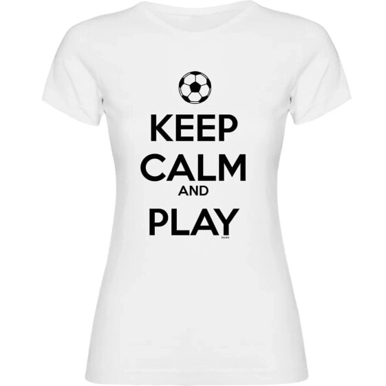 KRUSKIS Keep Calm And Play Football short sleeve T-shirt