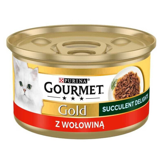 PURINA NESTLE Gourmet Gold Succulent Delights Beef 85g Wet Cat Food