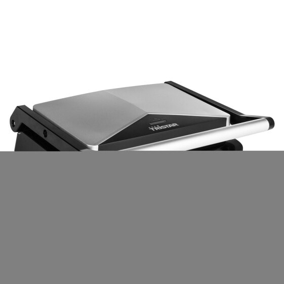 TriStar GR-2854 Contact grill - Black - Stainless steel - Plastic - Rectangular - 230 x 145 mm - Hinged lid - 4 leg(s)
