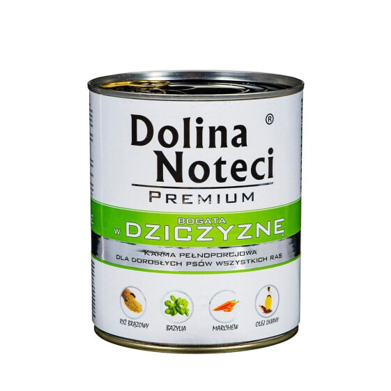 Влажный корм Dolina Noteci Premium Rich in game Телятина Кабан Хряк 800 g