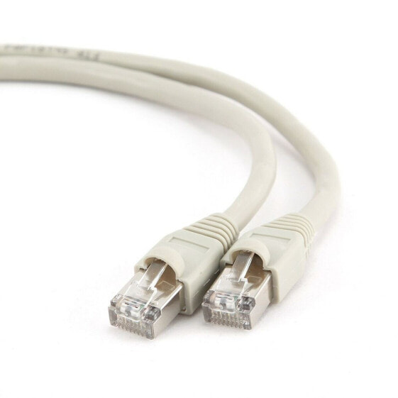 Жесткий сетевой кабель UTP кат. 6 GEMBIRD PP6U-5M Белый Серый 5 m