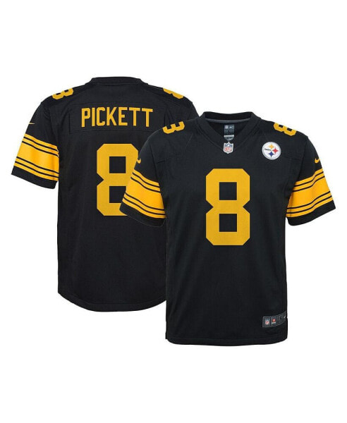 Big Boys Kenny Pickett Black Pittsburgh Steelers Game Jersey