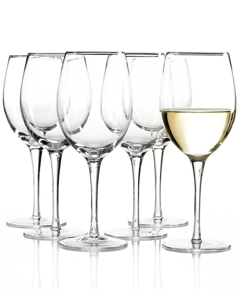 Tuscany White Wine Glasses 6 Piece Value Set