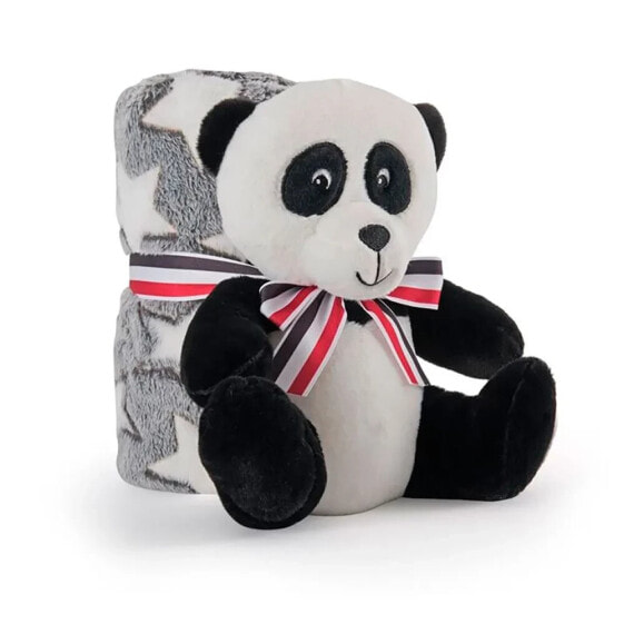 PERLETTI Panda Bear Teddy And Blanket