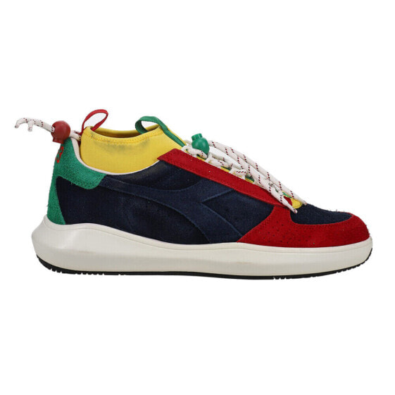 Diadora B. Elite Sailing S X Lc23 Slip On Mens Blue, Multi, Red Sneakers Casual