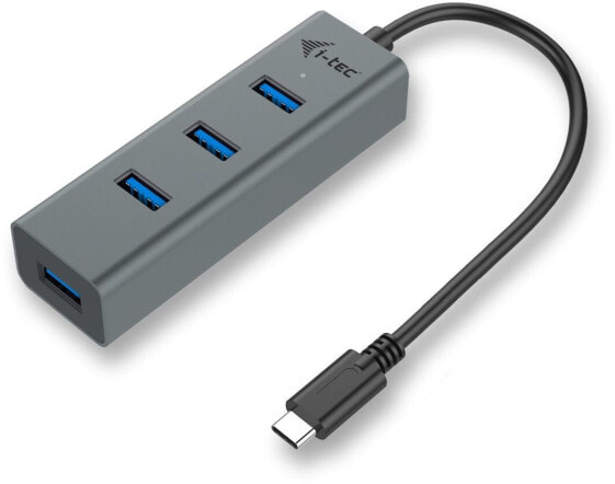 USB-концентратор USB I-Tec 4x USB-A 3.0 (C31HUBMETAL403)