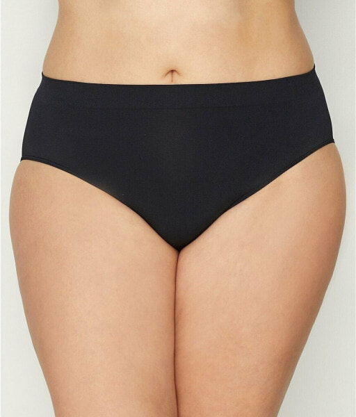 Wacoal 261157 Women B-Smooth Hi-Cut Brief Black Underwear Size Small