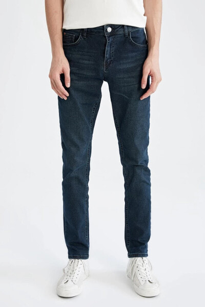 Carlo Skinny Fit Normal Bel Dar Paça Jean Pantolon