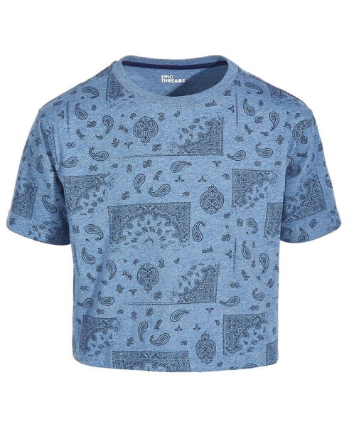 Майка Epic Threads Bandana-Print Boxy Shirt